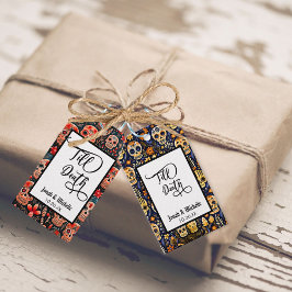 Etiqueta Para Presente Día de los muertos até a festa da morte ou casamen