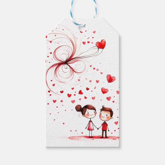 Etiqueta Para Presente Dia de os namorados 2025 (Frente)