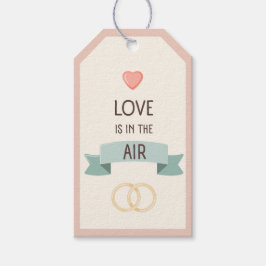 Etiqueta Para Presente Dia de os namorados - O amor está no ar