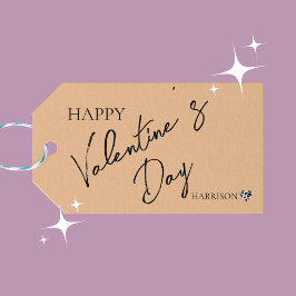 Etiqueta Para Presente Dia de os namorados Peach Fuzz - Amor Personalizad