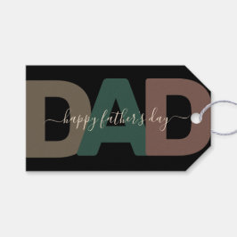 Etiqueta Para Presente Dia de os pais moderno "Pai"
