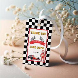 Etiqueta Para Presente Dia Dinâmico da Corrida Obrigado