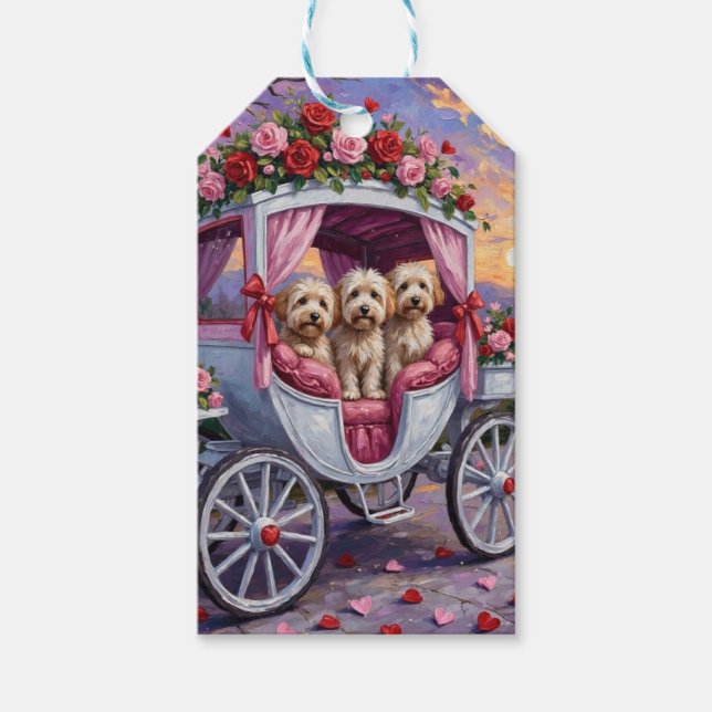Etiqueta Para Presente Dia dos Namorados do Cão Havanês  (Frente)