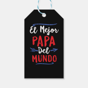 Etiqueta Para Presente Dia dos pais do EL Mejor Papá Del Mundo Pai
