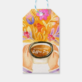 Etiqueta Para Presente Dia Internacional do Café