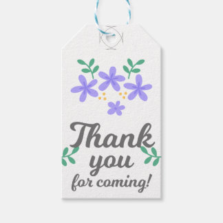 Etiqueta Para Presente Diga 'Obrigado' em estilo com etiqueta de presente