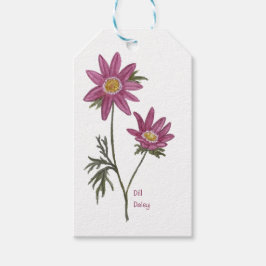 Etiqueta Para Presente Dill Daisy Gift Tag