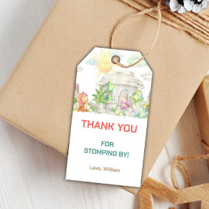 Etiqueta Para Presente Dinosaur Birthday Gift Tags