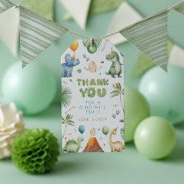 Etiqueta Para Presente Dinosaur Birthday Party Thank You Favor Gift Tags