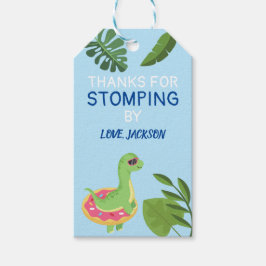 Etiqueta Para Presente Dinossauro Obrigado A Estomitar Por Tema Da Selva