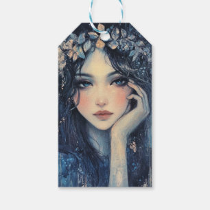 Etiqueta Para Presente Dissociação de Encantadores de Ninfas Woodland