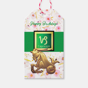 Etiqueta Para Presente Diversão do Capricorn Birthday