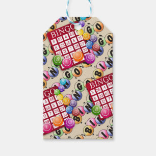 Etiqueta Para Presente Divertimento do Bingo