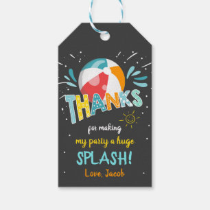 Etiqueta Para Presente Dividir Piscina de abertura Obrigado Obrigados Fav