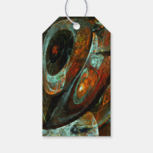 Etiqueta Para Presente Divisão de Abstrato de Tempo