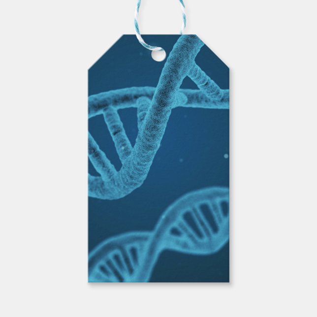 Etiqueta Para Presente DNA Double Helix (Frente)