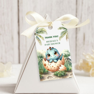 Etiqueta Para Presente Doce Chuvinha de Presentes para Chá de Bebê Dinoss