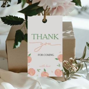 Etiqueta Para Presente Doce Como Pêssego Aniversário