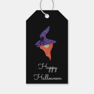 Etiqueta Para Presente Doce de Halloween de Gnomo Fofo ou Travessura