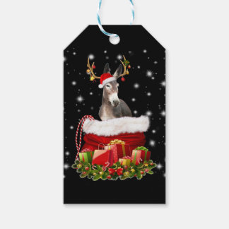 Etiqueta Para Presente Donkey Lover Gift | Feliz Donkey Feliz Natal