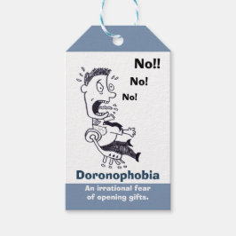 Etiqueta Para Presente Doronofobia Medo de Abrir Presentes