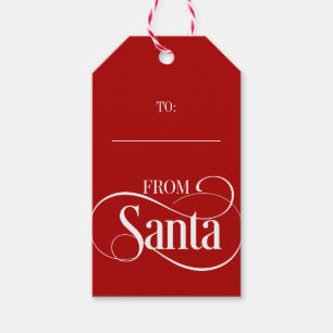 Etiqueta Para Presente Dos Tag do presente de época natalícia do Natal