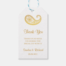 Dourada Paisley Tradicional Casamento Indiano Obri