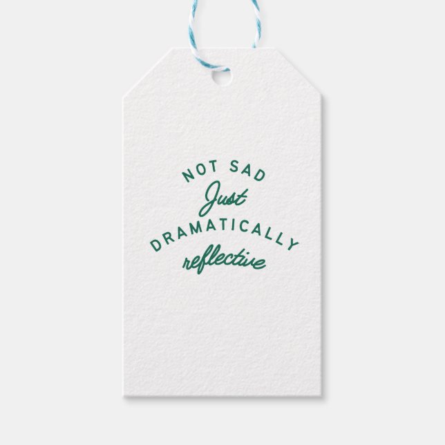 Etiqueta Para Presente Dramatically Reflective Mood (Frente)