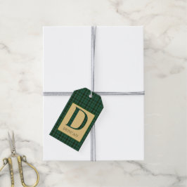 Etiqueta Para Presente Duncan Tartan Monograma D