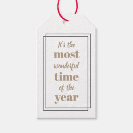 Etiqueta Para Presente É a época mais maravilhosa do ano
