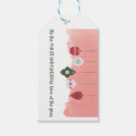 Etiqueta Para Presente É a época mais maravilhosa do ano