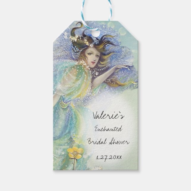 Etiqueta Para Presente É um Chuveiro de Noiva Justo Feliz (Frente)