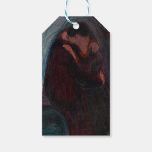 Etiqueta Para Presente Edvard Munch - O Beijo