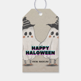 Etiqueta Para Presente Ei Boo Halloween convite bonito para crianças e qu
