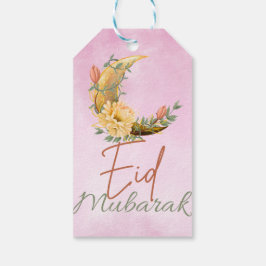 Etiqueta Para Presente Eid Mubarak Eid Floral Moon Tag