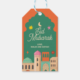 Etiqueta Para Presente Eid Mubarak Favor Tags | Hand-Drawn Archways