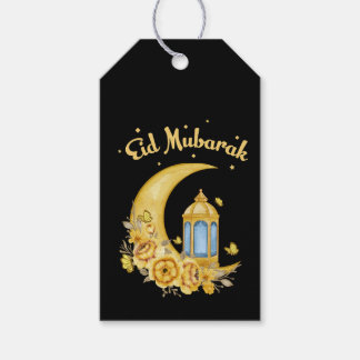 Etiqueta Para Presente Eid Mubarak Sunflower Splendor: Brilhantes e alegr