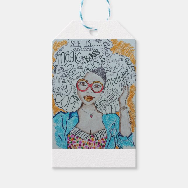 Etiqueta Para Presente Ela É... (Frente)