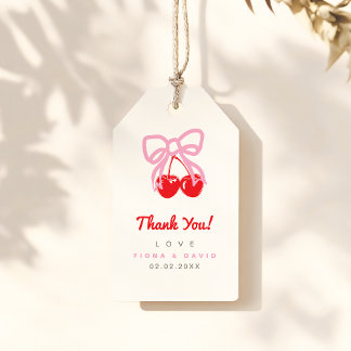 Etiqueta Para Presente Ela é a cereja no bolo de festa de bebê