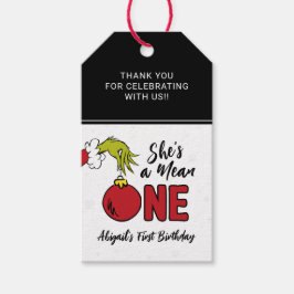 Etiqueta Para Presente Ela É Uma Pessoa Má | Favor de Aniversário do Grin