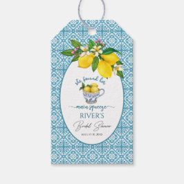 Etiqueta Para Presente Ela Encontrou Seu Chá de panela De Apertar Princip