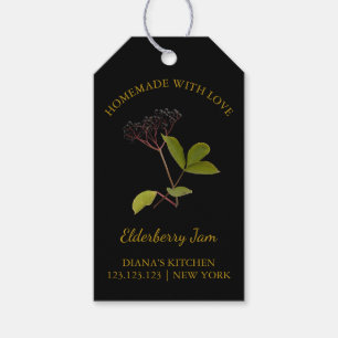 Etiqueta Para Presente Elderberry Jam Hang Tag l Black