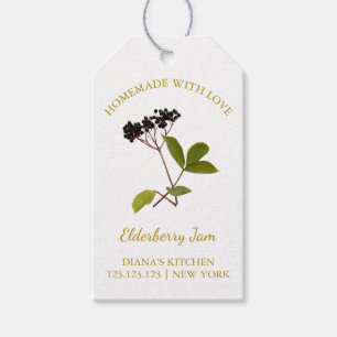 Etiqueta Para Presente Elderberry Jam Hang Tag l Black