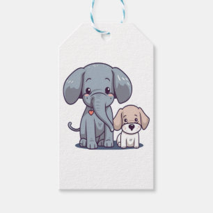 Etiqueta Para Presente Elefante-Cinto