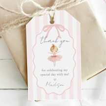 Elegant Pink Girl Ballerina Birthday Party