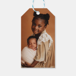 Etiqueta Para Presente Elegante Arco de Foto Chic Natal 