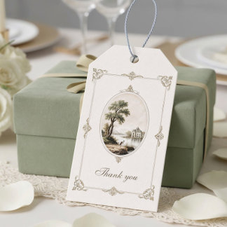 Etiqueta Para Presente Elegante etiqueta de presente de casamento em esti