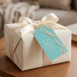 Etiqueta Para Presente Elegante Etiqueta de Presente de Pérola – "Para (N