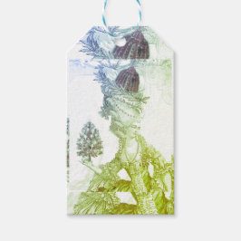 Etiqueta Para Presente elegante francesa Marie Antoinette Joyeux Noel