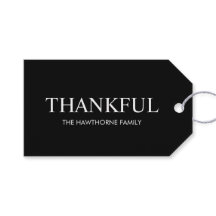 Elegante Minimalista Personalizada Preto Agradecid